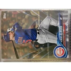 2018 Topps GOLD insert - Albert Almora - No. 0321/2018  #432 - Cubs - RAW Mint